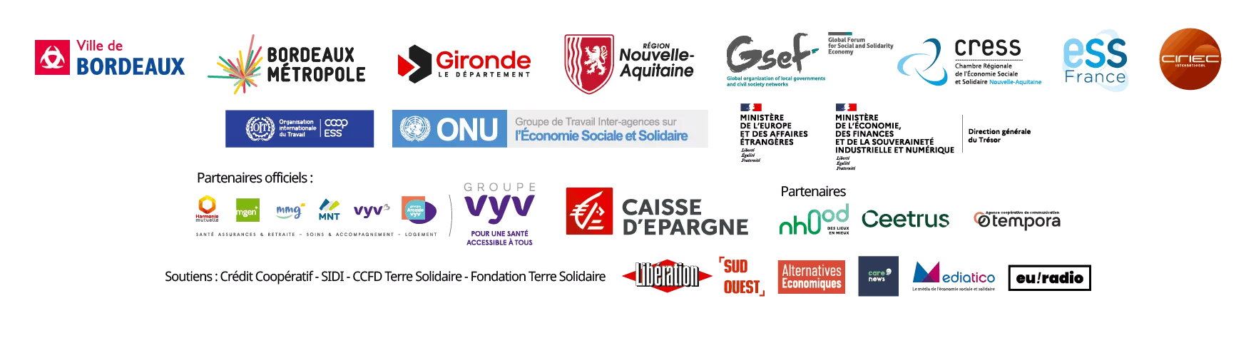 logos partenaires gsef
